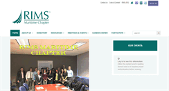 Desktop Screenshot of maritime.rims.org