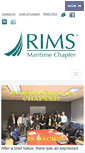 Mobile Screenshot of maritime.rims.org