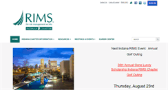 Desktop Screenshot of indiana.rims.org