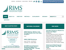 Tablet Screenshot of massachusetts.rims.org