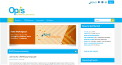 Desktop Screenshot of community.rims.org